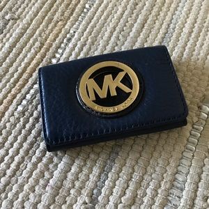 Michael Kors Navy Card Case
